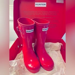 Pink Hunter Rainboots